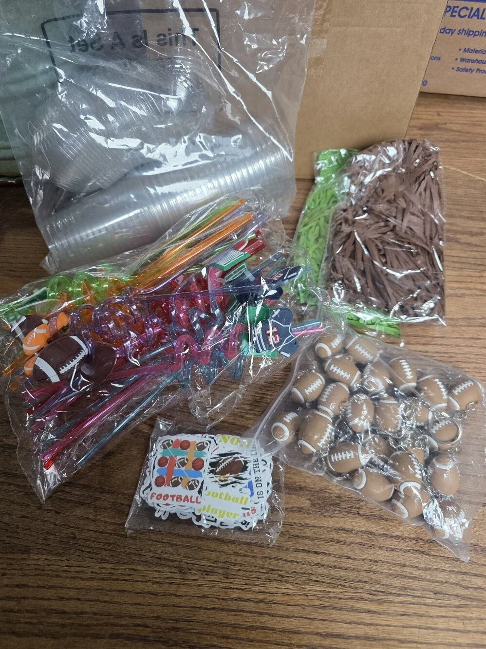 24 Football Party Favors Assortment